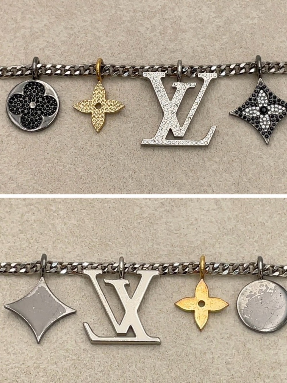 Louis Vuitton Unisex Instincts Silver Necklace - Picture 6 of 7